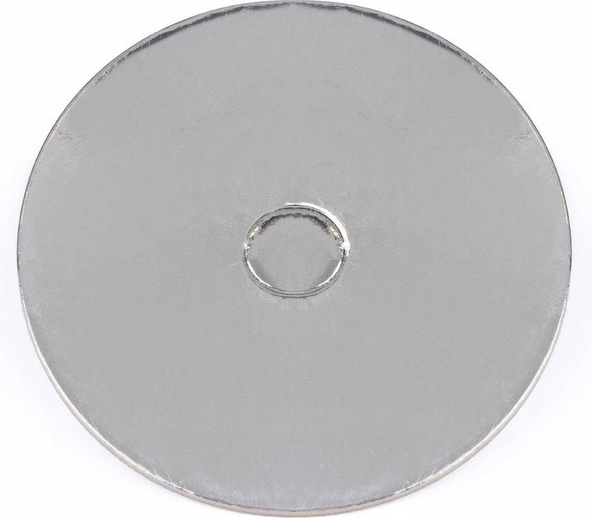 LOYAL Cake Board Geperforeerd Rond Zilver 12,5cm pk/10