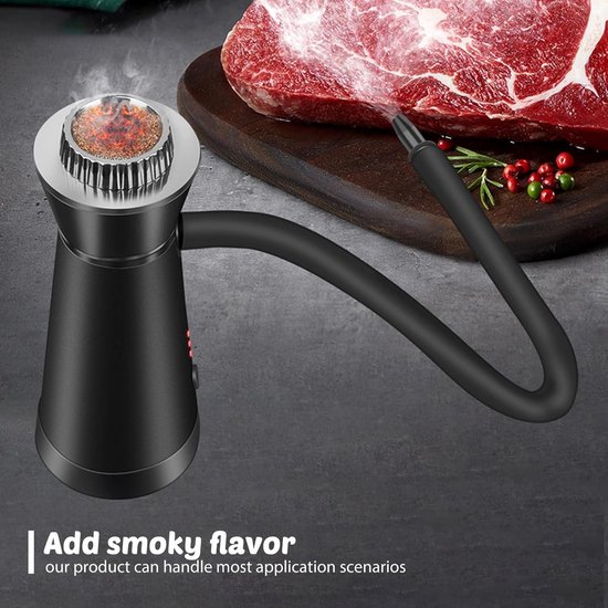 TMKEFFC Roken Gun Draagbare Roker Infuser DIY Gereedschap Set, Handheld Indoor en Outdoor Cocktail Rookgenerator Tool voor Voedsel, Vlees, Dranken, Kaas, Cup Cover en Houtchips Inbegrepen TMKEFFC Roken Gun Draagbare Roker Infuser DIY Gereedschap Set, Handheld Indoor en Outdoor Cocktail Rookgenerator Tool voor Voedsel, Vlees, Dranken, Kaas, Cup Cover en Houtchips Inbegrepen