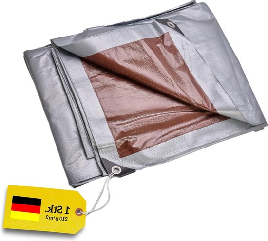 Connex Abdeckplane FLOR80415 5 x 6m wasserdicht 100g/m² grün