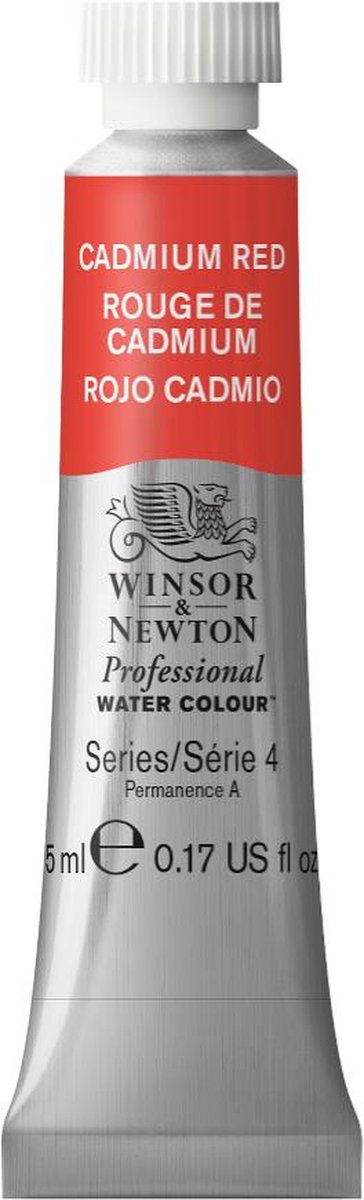 Winsor & Newton Professional Watercolour watergedragen verf Rood 5 ml Koker 1 stuk(s)