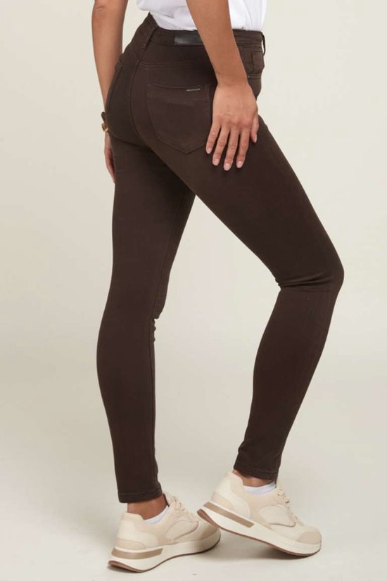 Pantalon Toxik3 taille haute marron foncé