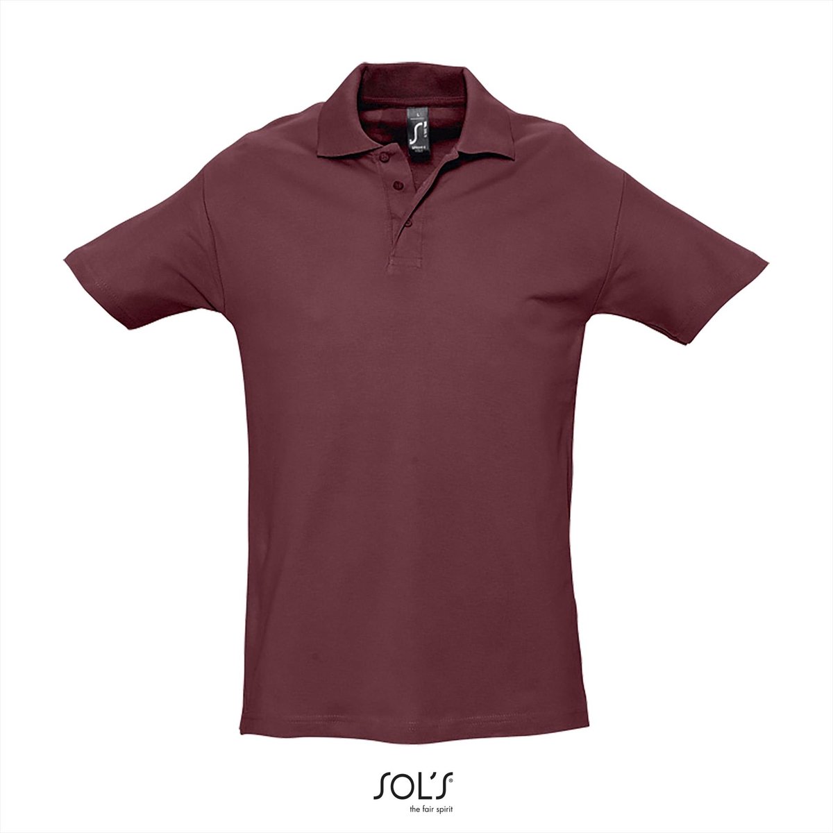 SOL'S Polo Spring II L562 - Burgundy - M