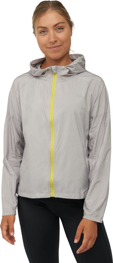 DANISH ENDURANCE Windjack - Outdoorjas - Lichtgewicht - Ademend - Dames - Zilver Grijs - L