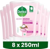 Bol.com Dettol Handzeep No Touch Navulling - Galamboter - 250ml x8 aanbieding