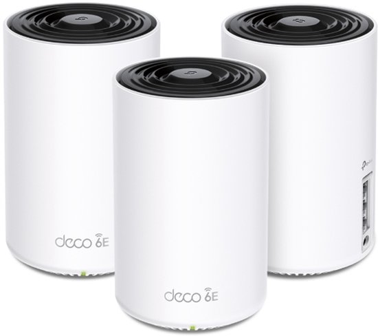 TP-Link Deco XE75 Mesh WiFi Versterker - 5400 Mbps - 3-pack