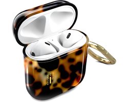 iDeal of Sweden Clear Case voor de Apple AirPods 1 / 2 - Tortoise