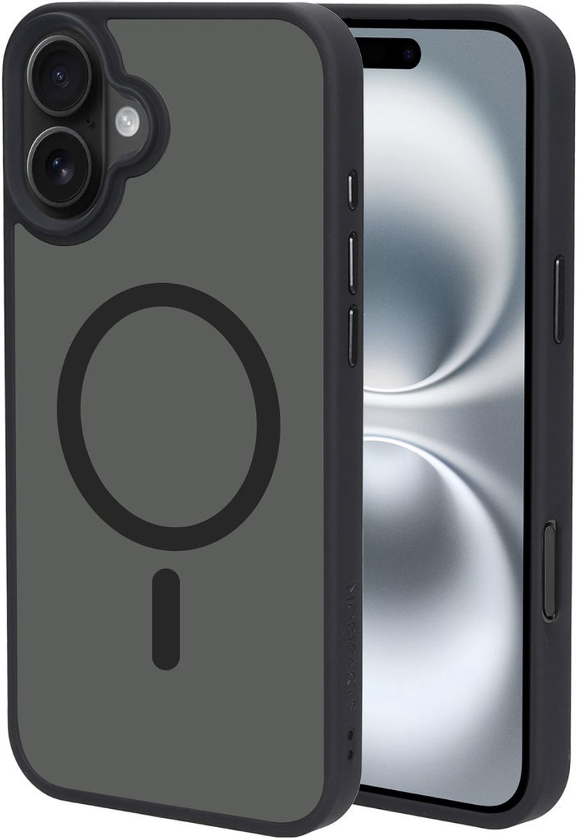 Mobiparts hoesje geschikt voor Apple iPhone 16 Plus - Hardcover - MagSafe - Zwart