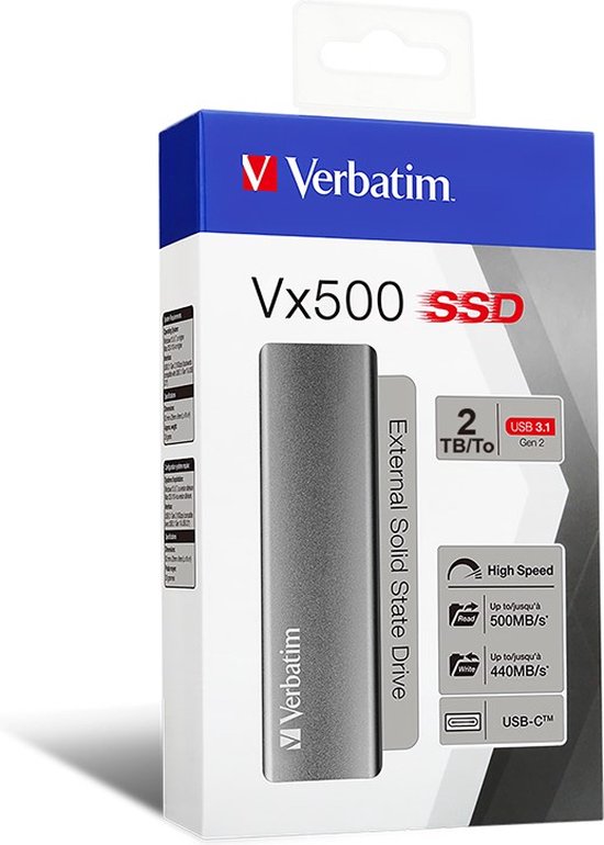 Verbatim Vx500 - 2 TB van Merkloos — afbeelding 2