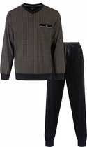 Paul Hopkins Heren Pyjama - Geprint Dessin - Donker Grijs - Maat L