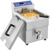 Bol.com Royal Catering - Inductie friteuse – 1x 10 liter – 60 tot 190°C aanbieding