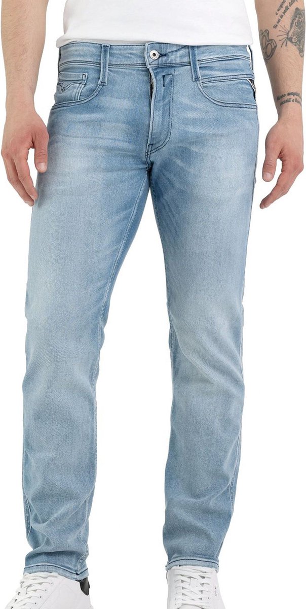 Replay Anbass Pants Jeans Heren - Broek - Lichtblauw - Maat 30/34