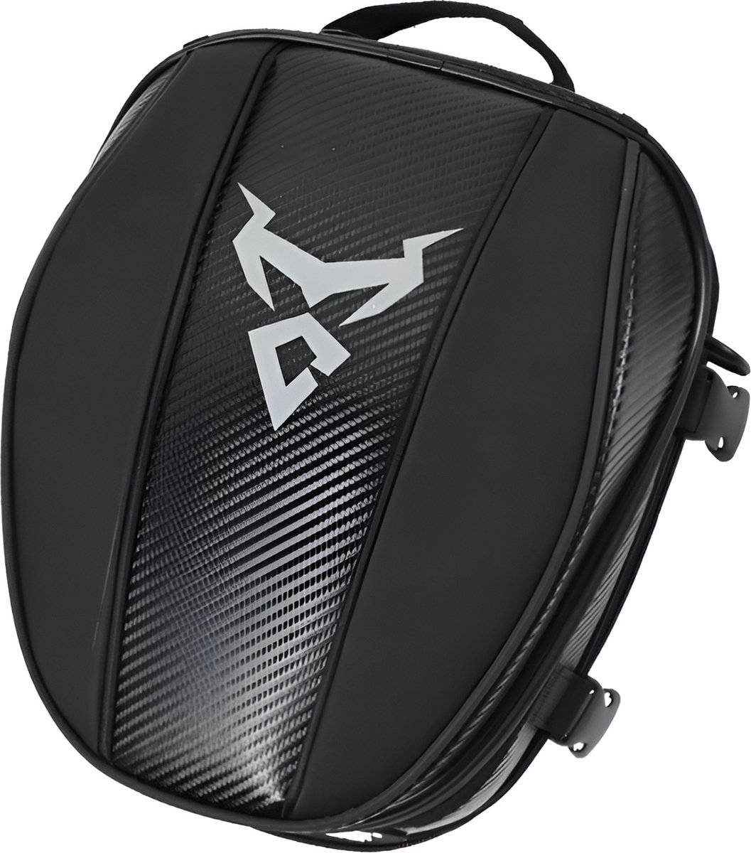 CarryQuest® - Motor Tanktas en Zadeltas in 1 - Motor Zadeltas - Multifunctionele Motor Tank tas en Zadel tas - Grijs/Rood/Blauw/Groen - 11,5L Voor + 15L Achter - Waterbestendig - Reflecterende Elementen - Grijs