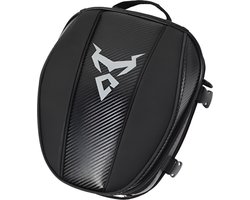 CarryQuest® - Motor Tanktas en Zadeltas in 1 - Motor Zadeltas - Multifunctionele Motor Tank tas en Zadel tas - Grijs/Rood/Blauw/Groen - 11,5L Voor + 15L Achter - Waterbestendig - Reflecterende Elementen - Grijs