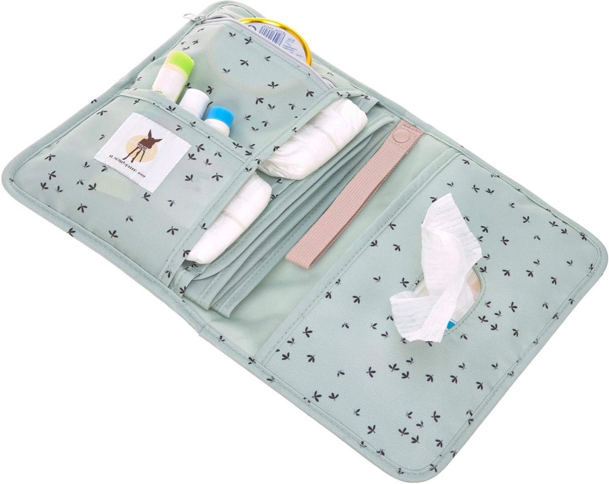 Goedkoopste Baby Luierwissel-tas met Onderlegger voor Onderweg - Praktische Luieretui verschoningsmatje met luieretui