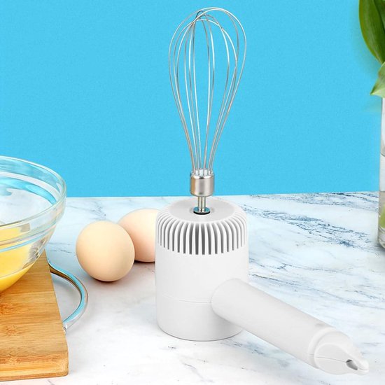 Rechargeable Hand Mixer-3 Speeds-USB Rechargeable-Portable Electric Hand Mixer-Baking/Cream/Milk Frother — afbeelding 2