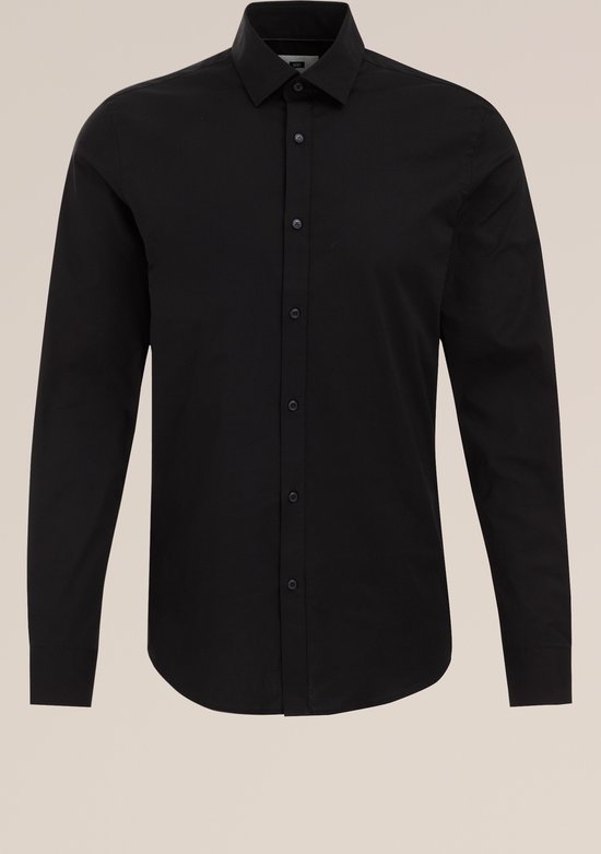 WE Fashion Heren Anti-odour slim fit overhemd met stretch