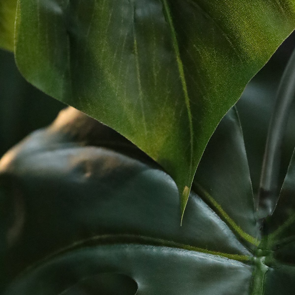 maxifleur Kunstplanten Monstera Kunst Guirlande XL 180cm Groen