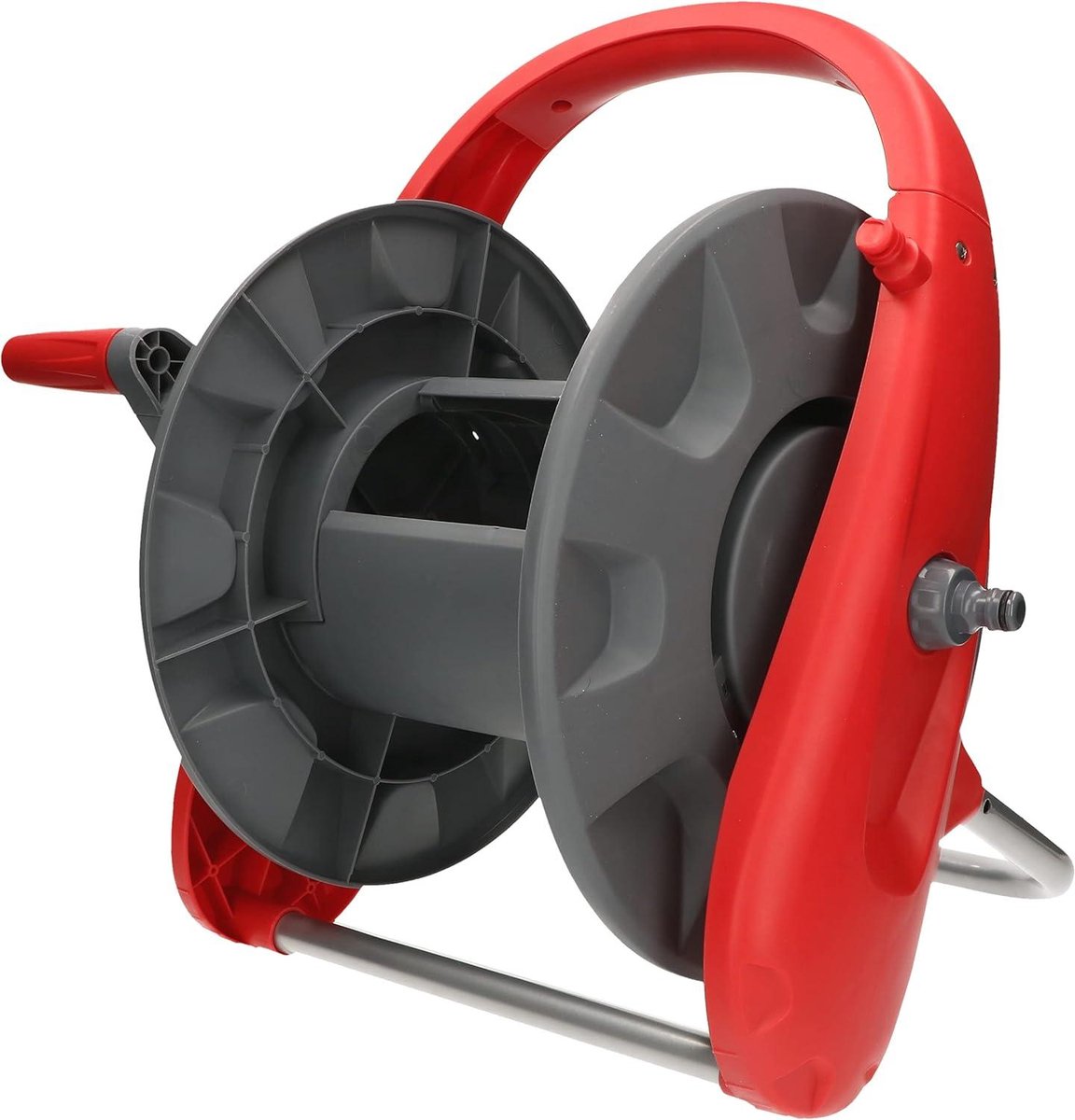 Bol.com Mobiele haspel voor 1/2 inch 50 m tuinslang - Slanghaspel met wielen Tuinslang haspel aanbieding