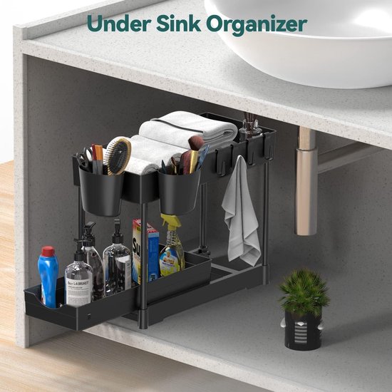 Creahaus Set de 2 pièces boîte de rangement avec couvercle, 28 litres