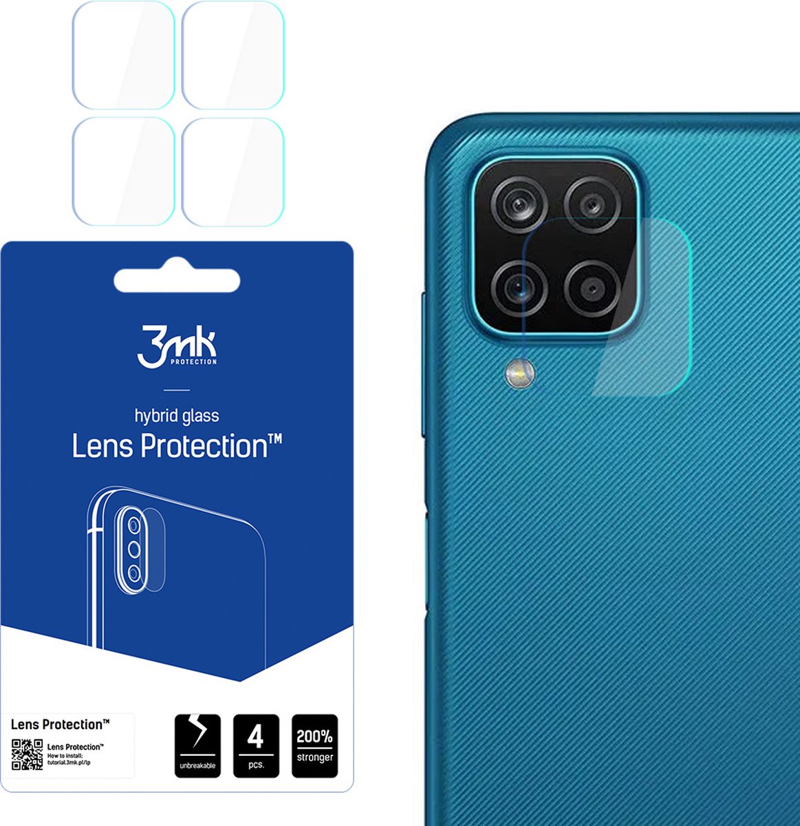Samsung Galaxy M12 - 3mk Lens Protection