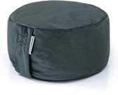 Bol.com Fluwelen Meditatiekussen | 30cm - 15cm | Bohemian Blue aanbieding