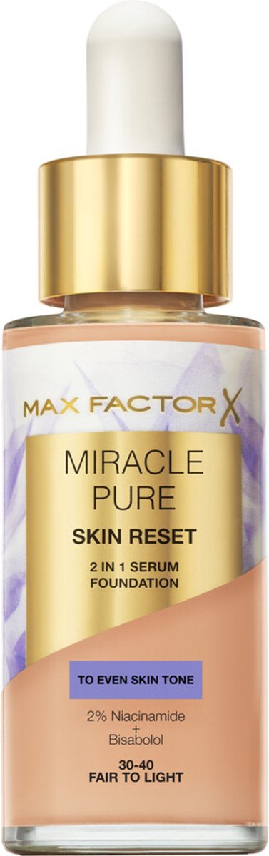 Miracle Pure Skin Reset 2 in 1 Serum Foundation 30ml
