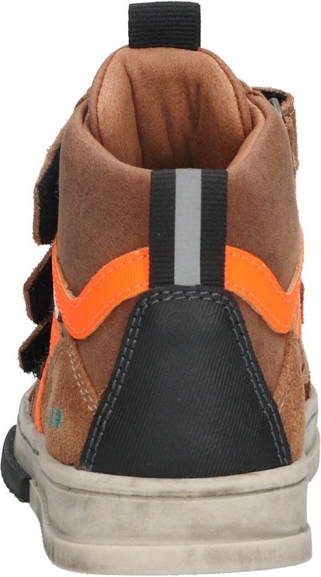 BunniesJR 224833-513 Baskets pour femmes hautes Garçons - Marron - Cuir - Fermetures velcro