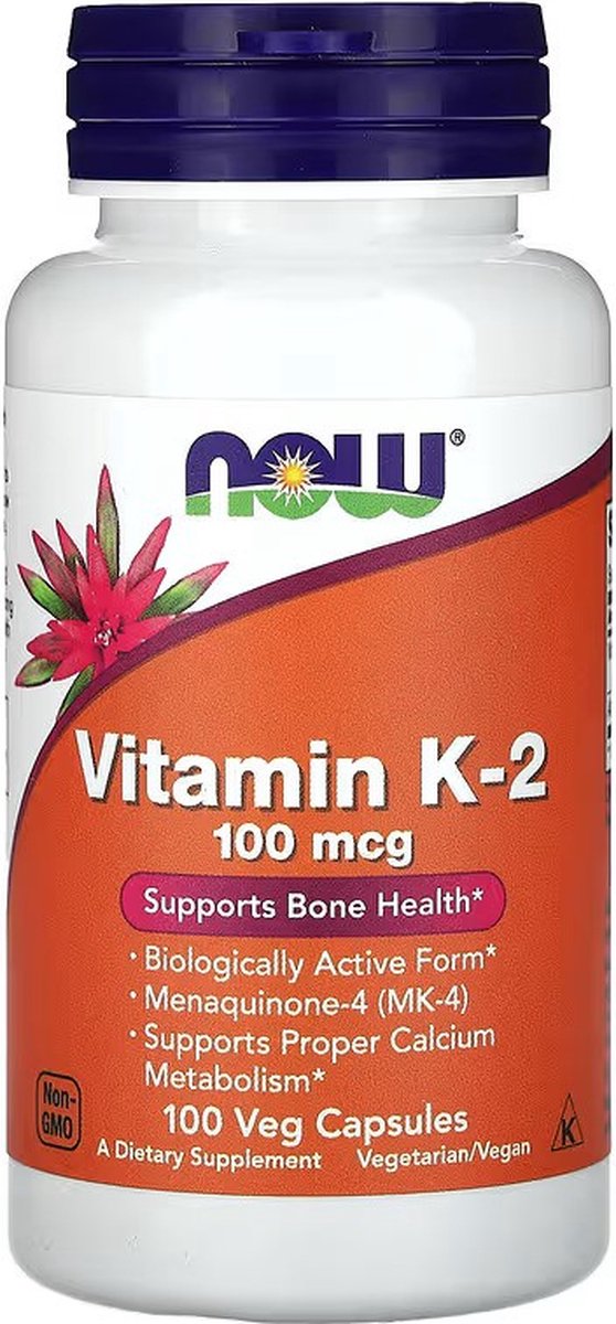 Goedkoopste NOW Foods - Vitamine K-2 100mg (100 capsules