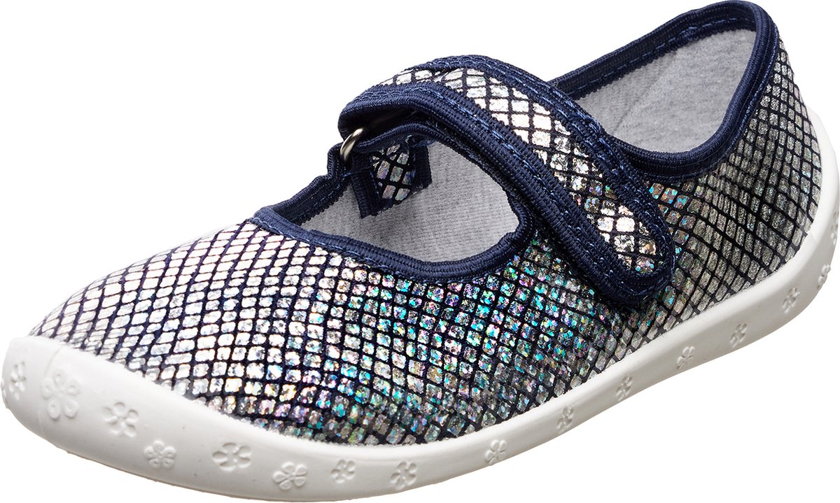 Ladeheid Kinder Pantoffels - Sloffen - Muizen - Meisjes - Jeans Sterren - 28 - LA-RW-Dorotka