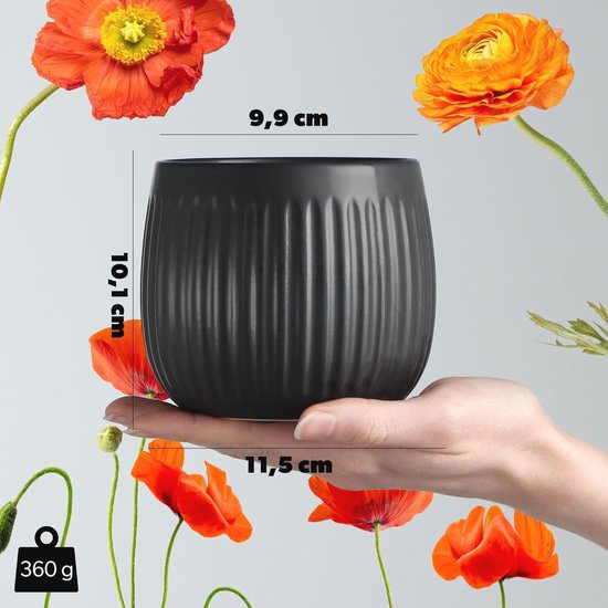 Dehaus® Handgemaakte bamboe plantenpot - medium 17 x 16 cm - decoratieve binnenpotten voor kamerplanten, bloemen, vetplanten en kruiden - hedendaagse plantenbak, houten plantenbakken in blauw Dehaus® Handgemaakte bamboe plantenpot - medium 17 x 16 cm - decoratieve binnenpotten voor kamerplanten, bloemen, vetplanten en kruiden - hedendaagse plantenbak, houten plantenbakken in blauw