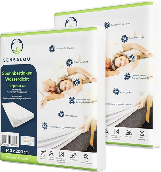Polyester microvezel zachte bodem laken effen kleur hoeslaken lakens op een elastische band beddengoed, wit, 150 cm x 200 cm x 25 cm