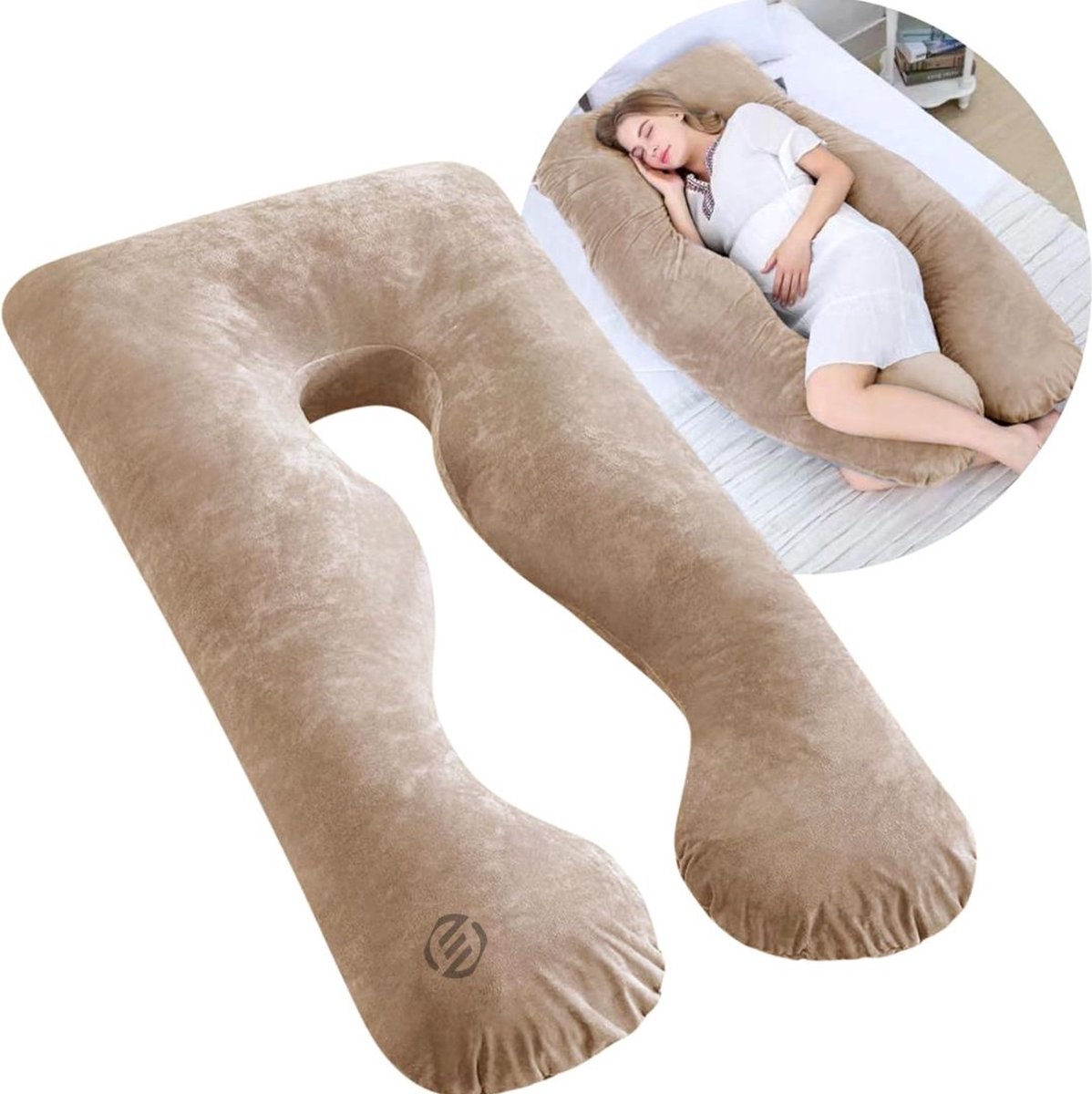 Goedkoopste Equivera Zijslaapkussen Volwassenen - Zijslaapkussen - Lichaamskussen Zijslaper - Zijslaap Kussen Volwassenen - Zwangerschapskussen - Voedingskussen - Borstvoedingskussen - Body Pillow - Voor een comfortabele nachtrust!