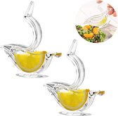 Bol.com Handmatige Citroenpers - Draagbare Citrus Pers met Transparant Design Ideaal voor Keuken aanbieding