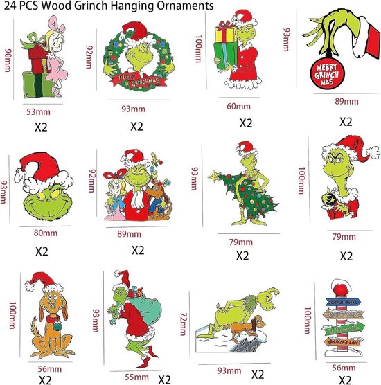Diamond Painting Kersthangers Maken The Grinch ... | Lobbes Speelgoed