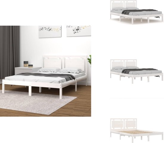 EMODA 46 cm Hoge Bedframe 120x190 cm, Zwaar Belastbaar Metalen Platform EMODA 46 cm Hoge Bedframe 120x190 cm, Zwaar Belastbaar Metalen Platform