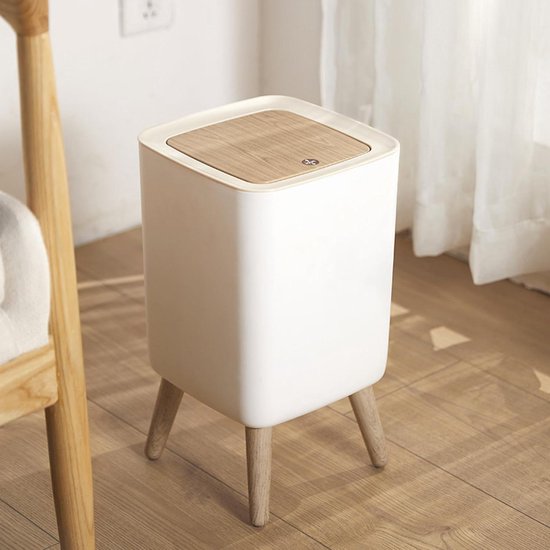 10 liter vuilnisemmer voor badkamer, smalle vuilnisemmer met