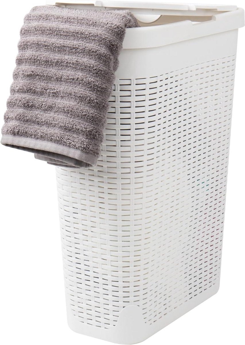 IHOMAGIC 40 liter wasmand opvouwbaar op wielen, wasmanden