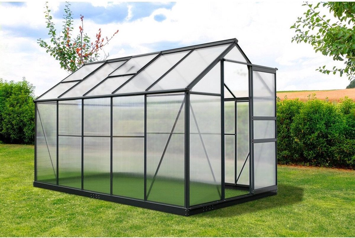 Westmann Serre de jardin Flora 610 - 312 x 192 x 202 cm - Anthracite
