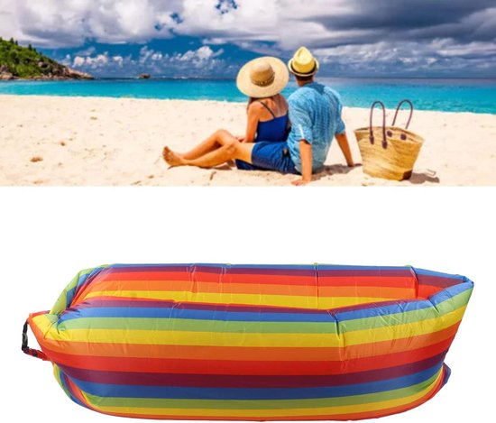 Opblaasbare Lounger Luchtbank - Scheurweerstand, Draagbaar en Lichtgewicht - Voor Kamperen, Wandelen, Strand en Picknicken - Geschikt voor Volwassenen en Kinderen - 901 Inch Washing Machine van Merkloos — afbeelding 5