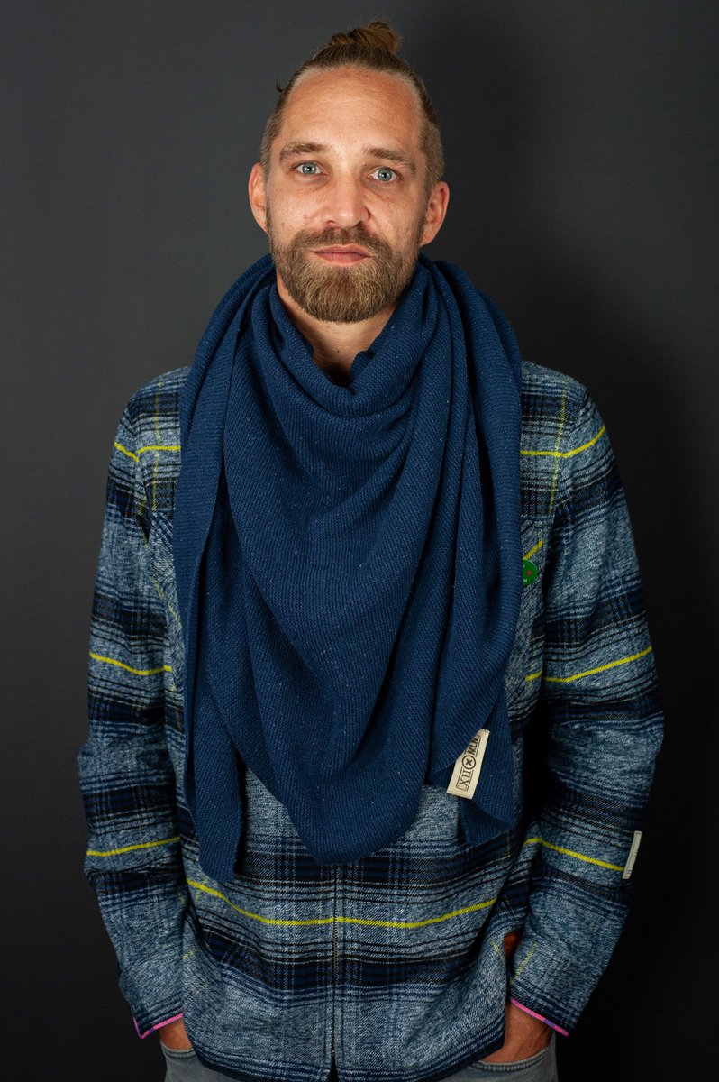 Omslagdoek Texas - Donkerblauw