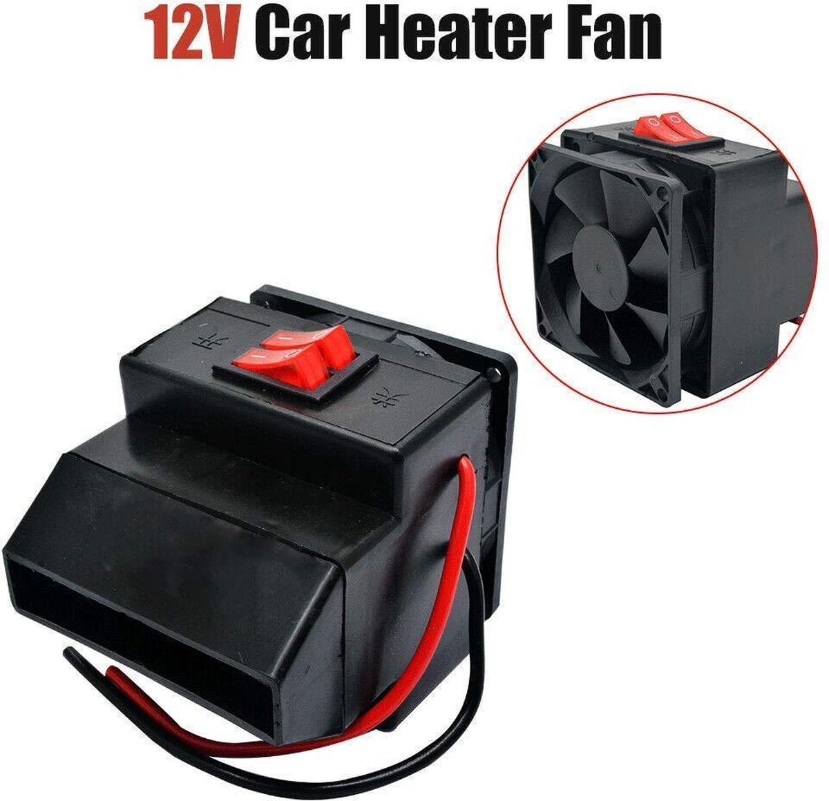 Dioche 12V 300W Autoverwarmer Draagbare Voorruitontdooier Keramische