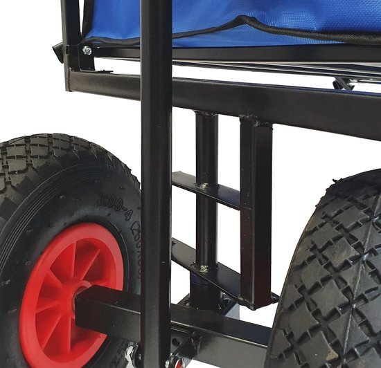 Opvouwbare Bolderkar voor Tuin en Transport met Luchtbanden en Laadcapaciteit tot 120 kg van TecTake — afbeelding 5