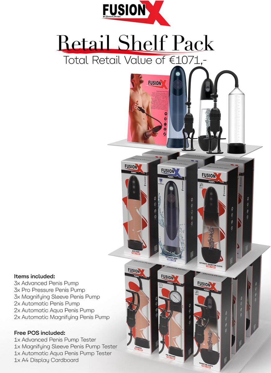 Goedkoopste HD Fusion Pumps Shelf Pack