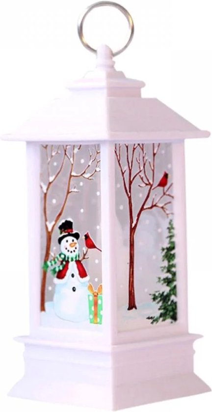Jojoy - Lanterne de Noël avec Siècle des Lumières - Lanterne d'intérieur - Décoration de Noël - Décorations de Noël - Éclairage de Noël - GLOWMAS