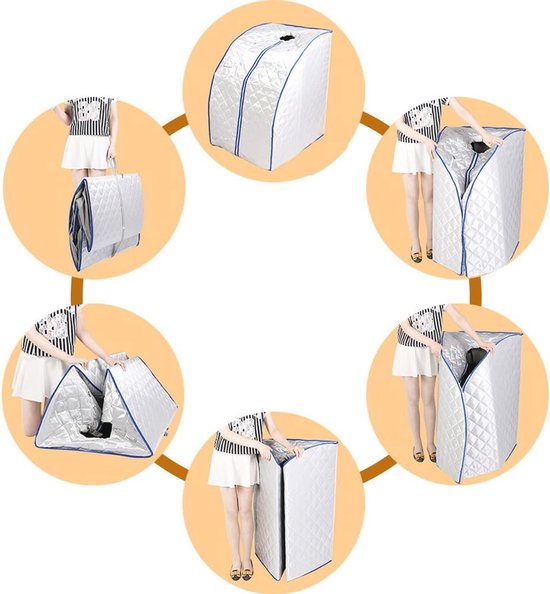 Sauna infrarouge portable XL – Pliable et pliable pour un usage domestique