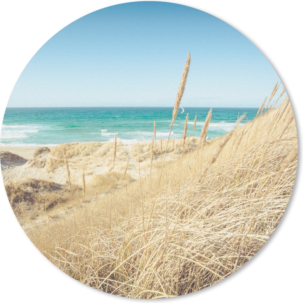 Muismat rond 50x50 cm - Mousepad Strand - Duin - Noorwegen - Ronde muismatten