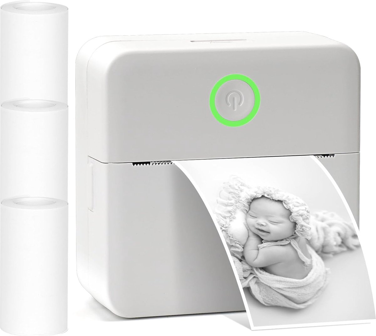 Draagbare Mini Fotoprinter - Thermische Bluetooth Printer voor Foto's, Lijsten en Etiketten