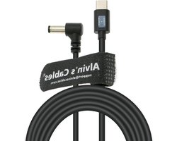 USB-C Type-C naar DC 55 x 25mm 12V Stroomkabel voor Blackmagic Video Assist - Atomos Shogun - SmallHD - Feelworld Monitor 59ft 18m USB-C Type-C naar DC 55 x 25mm 12V Stroomkabel voor Blackmagic Video Assist - Atomos Shogun - SmallHD - Feelworld Monitor 59ft 18m