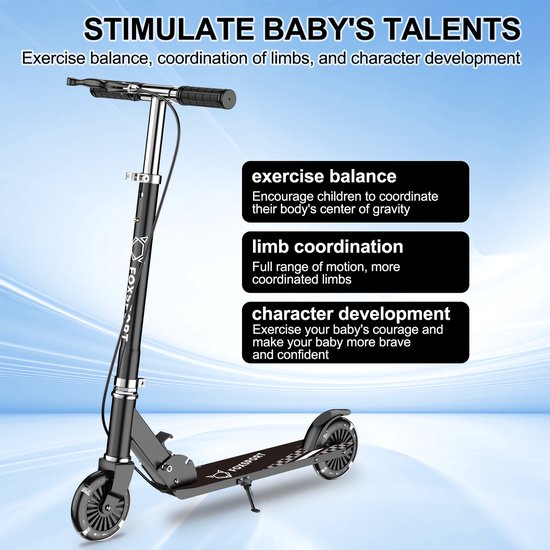 Kinderstep - Avontuurlijke Kick Scooter - Metaal en Plastic - Roze