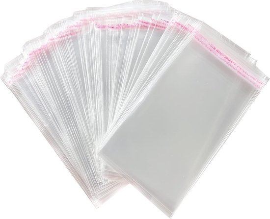 Zelfklevende doorzichtige insteekhoesjes 18 stuks 25 x 75 cm - School